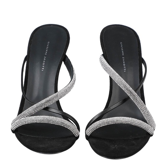 Authentic Giuseppe Zanotti croisette crystal heels - Picture 2 of 7